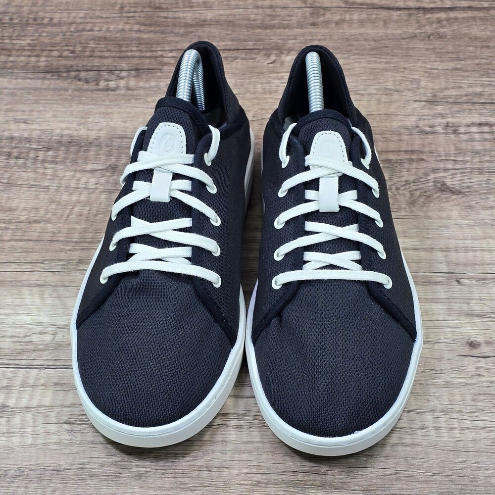 OluKai Pehuea Li Women's Sz 6.5 Black White Mesh Shoes Sneakers (20379-40WS) NEW - Picture 2 of 9
